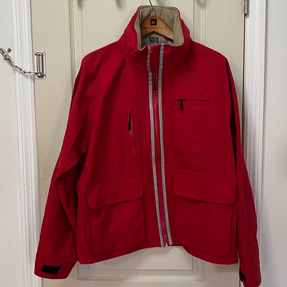 JL Powell Men's XL The Sporting Life Hooded Jacket Red